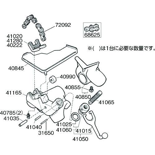 RIDGID スタンドチェーンバイス 560 40165 【公式通販】