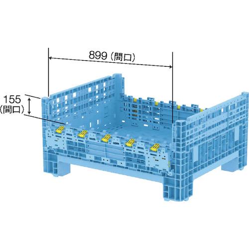 公式通販にて購入 【値下げ】サンコー　８０３１２０　ＴＬコンパレッターＦ＃２７０（１０３０×８４０×５０５）１０００ＫＧ　ライトブルー 80312000BL510≪お取寄商品≫