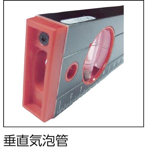 ＫＯＤ　箱型アルミレベル（黒×赤） RB-270600MM｜kougurakuichi｜02