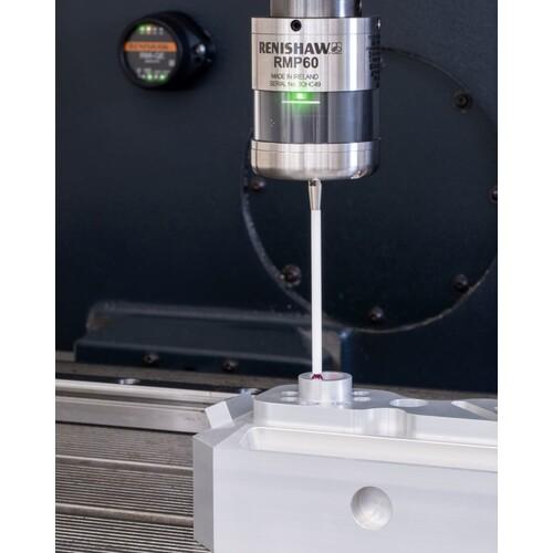 ＲＥＮＩＳＨＡＷ Ｍ４ルビー球ストレートスタイラス／セラミック軸（メートル法） φ６．０ＭＭ × Ｌ５０．０ＭＭ × ＥＷＬ３８．５ＭＭ A-5000-3709の画像