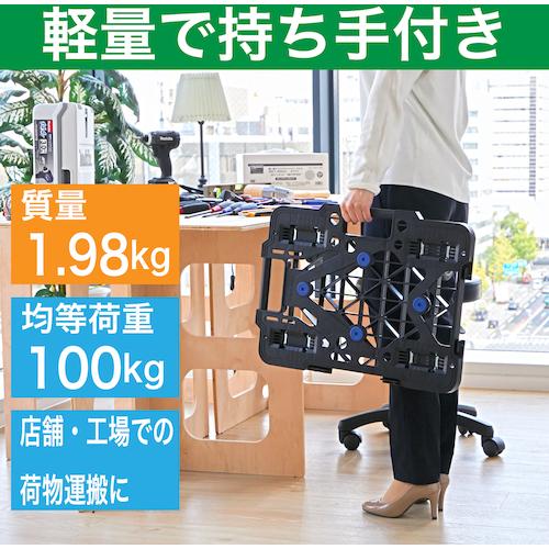 TRUSCO中山 TRUSCO(トラスコ) 樹脂製平台車 ルートバンメッシュタイプ