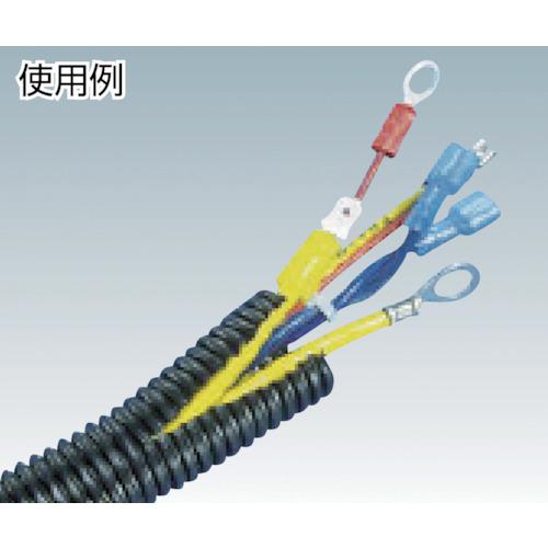 ＰＡＮＤＵＩＴ　コルゲートチューブ　ポリエチレン　スリット付き黒　内径１９．５ｍｍ　３０．４８ｍ 【パッチ】 CLT75F-C20