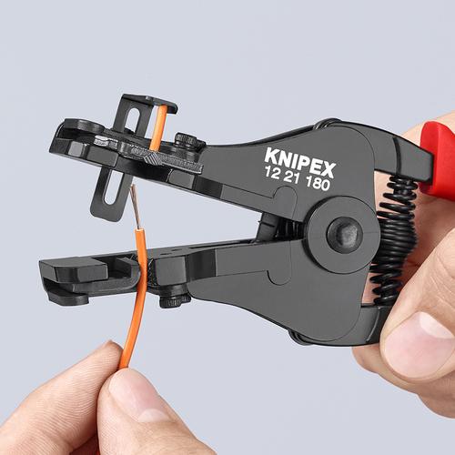 KNIPEX（クニペックス） ワイヤーストリッパー 180mm 1221-180