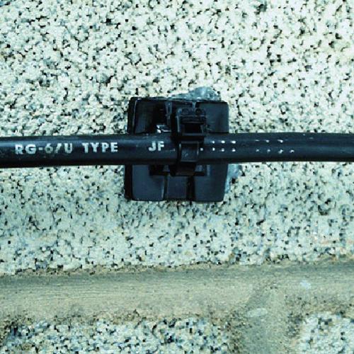 ＰＡＮＤＵＩＴ　エポキシ用マウントベース　耐候性黒　（１００個入） EMS-A-C0