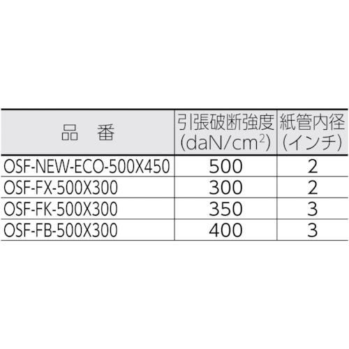 ＦＫＫ　ストレッチフィルム　１２μ　５００ｍｍ×３００ｍ OSF-FX-500X300【8巻】｜kougurakuichi｜02
