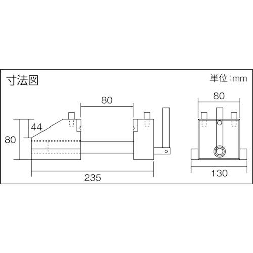 TRUSCO(トラスコ)　マルチバイス（卓上型）　８０ｍｍ TMBT-80_1