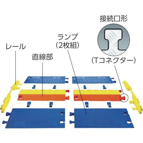 トーグ安全工業 ケーブルプロテクター 収納タイプ DH-CP-2 1台 直送品 - アスクル