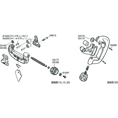 ＲＩＤＧＩＤ　薄肉管用カッタ　鋼管・薄肉ステンレス管用　２０　32935