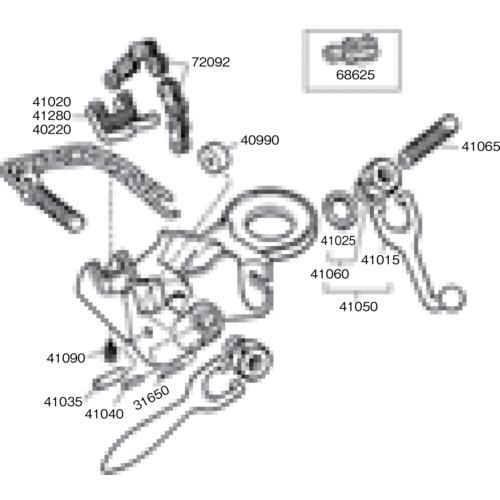ＲＩＤＧＩＤ　６４０　ポストチェーンバイス 40170_1
