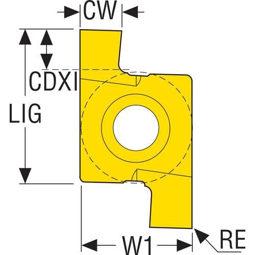 セコ　旋削用　　溝入れ用インサート　ＣＰ５００ 20NR4.4FG CP500【2個】_1