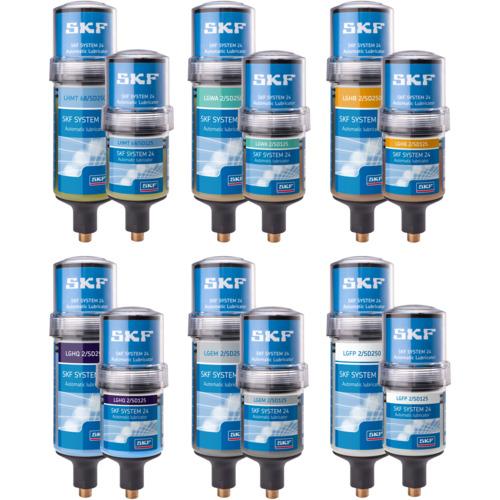 ＳＫＦ ＳＹＳＴＥＭ２４ 電動式自動給油器 ＴＬＳＤ２５０／ＨＭＴ６８ 中温用オイル ２５０ｃｃ TLSD 250/HMT68の画像