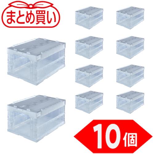トラスコ 折りたたみコンテナ×10個 TRUSCO中山 TRUSCO(トラスコ) 【まとめ買い】オリコン α折りたたみ