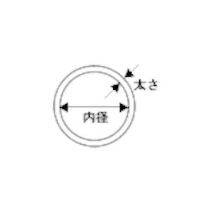 モリセイ Ｏリング ４Ｄ Ｖ−７９０（１個入） 真空フランジ用 フッ素ゴム ＦＫＭ７０ 耐熱 ＪＩＳＢ２４０１ 4D V-790の画像