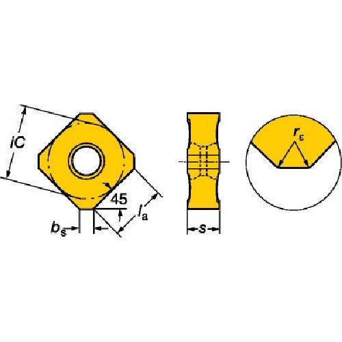 サンドビック　チップ サンドビック（SANDVIK） コロミル345 フライス加工用チップ