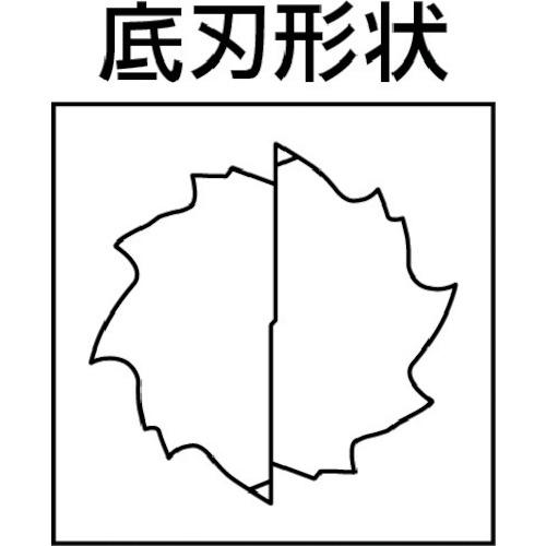 三菱　１２枚刃ダイヤモンドコーティングクロスニックＣＦＲＰ加工用　超硬スクエアエンドミル１０ｍｍ　DFCJRTD1000