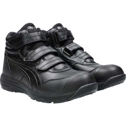 安全靴アシックスWINJOB CP312 BLACK/BLACK 27.0 cm ASICS（アシックス） ウィンジョブ CP312 ブラック×ブラック 27
