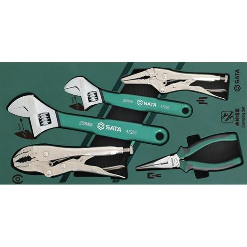 値下げ　モンキーレンチセット SATA モンキーレンチ・プライヤー・ペンチセット 09909A : 工具の楽市