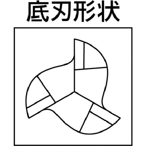 三菱Ｋ　３枚刃アルミ加工用　超硬スクエアエンドミルショット刃長（Ｓ）１８ｍｍ　C3SARBD1800R320≪お取扱終了予定商品≫