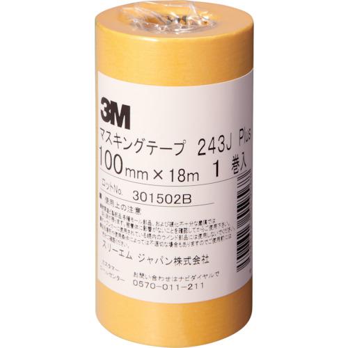 ３Ｍ マスキングテープ ２４３Ｊ Ｐｌｕｓ 【81%OFF!】 期間限定 243J 100 １００ｍｍＸ１８ｍ