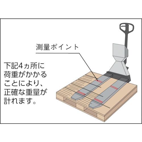 TRUSCO(トラスコ)　ハンドパレットトラック　電池式スケール付　THP-20-511SC-D≪お取寄商品≫