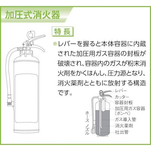 マルヤマ　加圧式　ＡＢＣ消火器　粉末　３．０ｋｇ AHB-10M_1