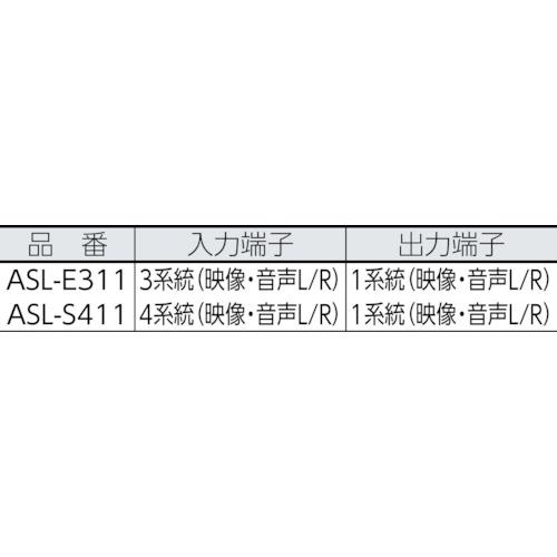 ＥＬＰＡ　ＡＶセレクター　３ｉｎ１ ASL-E311｜kougurakuichi｜02