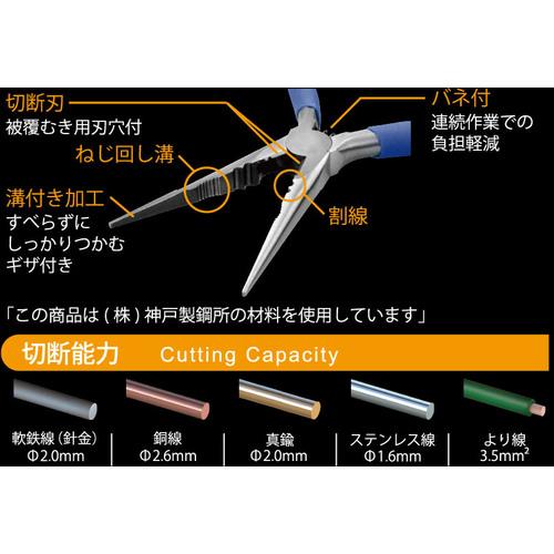 ＴＴＣ　ミニチュアラジオペンチ　ＫｉｎｇＴＴＣ　マイクロ万能ラジオペンチ　Ｎｏ．１５　全長１６２ｍｍ MR-150SP｜kougurakuichi｜10