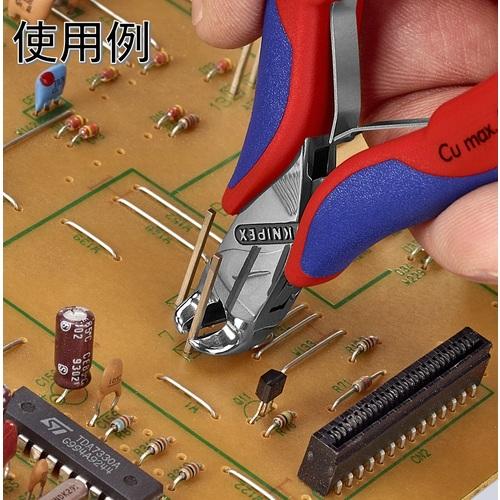 ＫＮＩＰＥＸ　エレクトロニクスエンドカッティングニッパー　コンフォートハンドル 6402-115_3