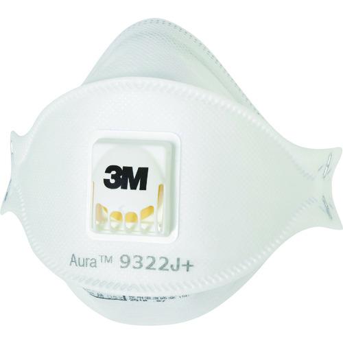 ３Ｍ　Ａｕｒａ　使い捨て式防じんマスク　９３２２Ｊ＋　ＤＳ２　個装タイプ　１枚 9322J AURA