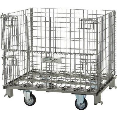 トラスコ中山（株）　ＴＲＵＳＣＯ　ネットパレット車輪付　８００Ｘ５００Ｘ５８０　３００ｋｇ　TNP1NS　1台入　(コード4624041)