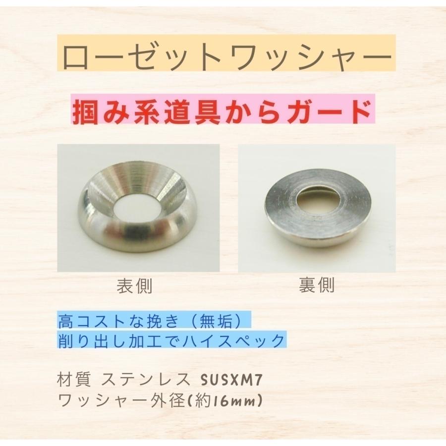 L型工具付 盗難防止ネジ 2本セット ローゼット ステンレス トルクス