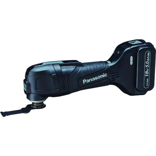パナソニック 充電マルチツール EZ46A5LJ2G-B(黒) 18V高容量5.0Ah電池パック２個セット ブラシレス デュアルの画像