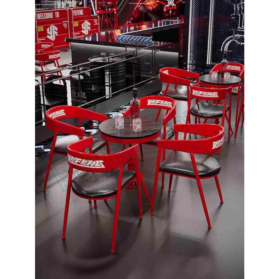 インダストリアル風 ダイニングテーブル＆チェアセット カフェテーブル