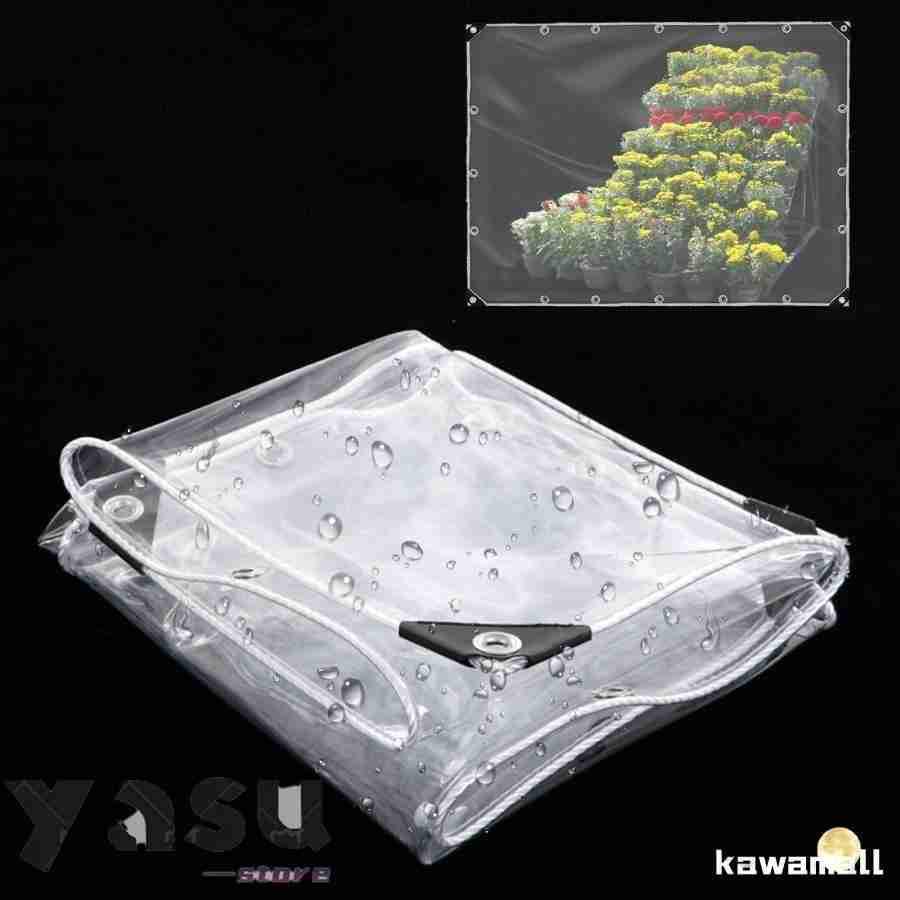 0.35mm 防水シート ターポリン 透明なカバー 保護防水雨よけシート 幅