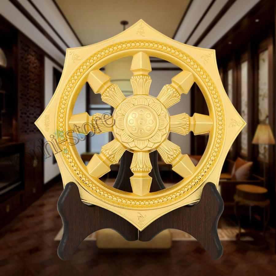 法輪 金剛輪 大法輪 密教仏具 寺院仏具 魔除け 浄化 結界【合金製法器