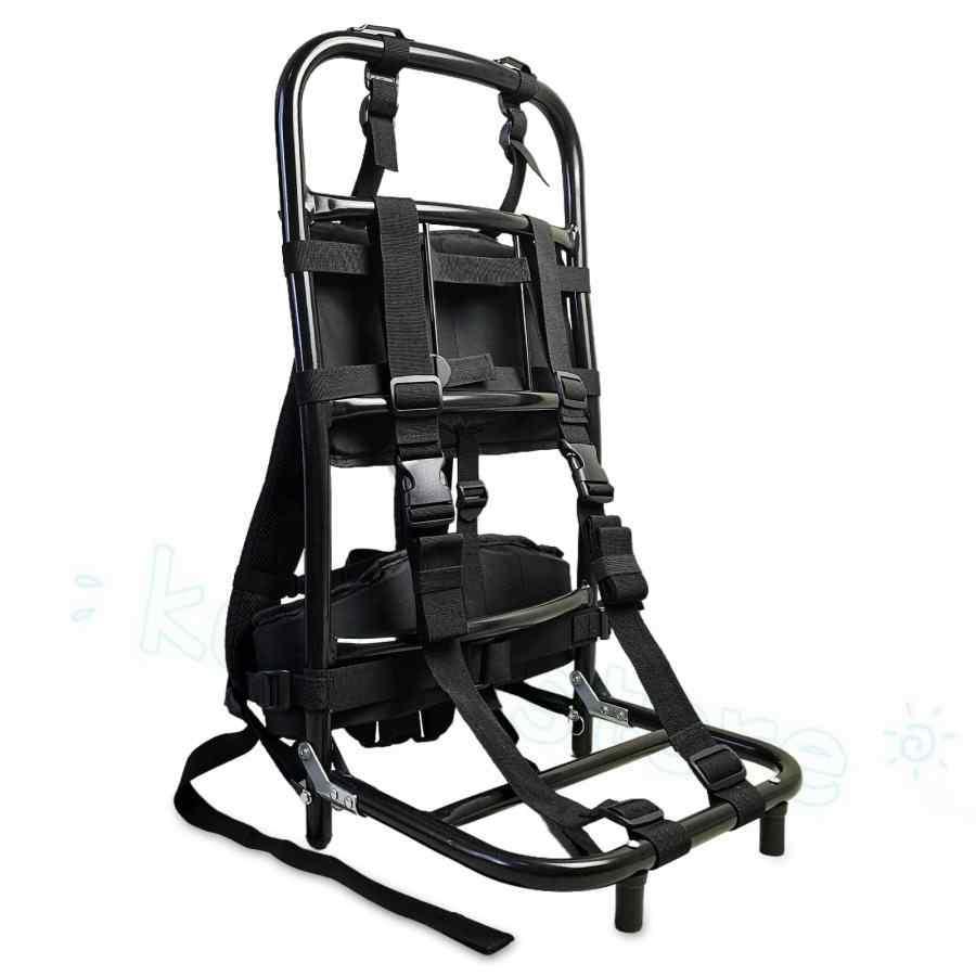 キャリー 背負子 登山用 アルミ合金 ポータブル 折りたたみ式 耐荷重