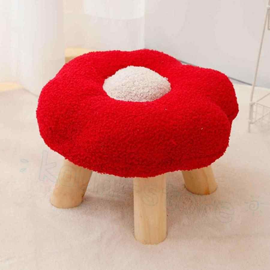 きのこ椅子花の形をした小さな腰掛け かわいい雲きのこのデザイン 部屋