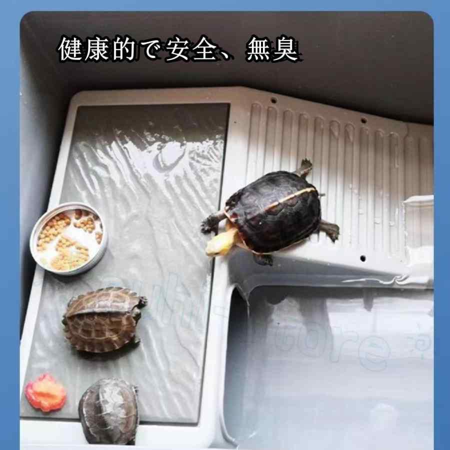 亀水槽 大きい ボックス カメ槽 亀飼育用プラスチック水槽ープン水槽