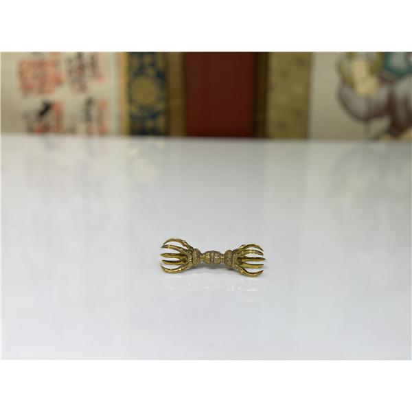 【修縁堂】密教法具 真言宗 金剛降魔法器仏具 鬼面蓮華形宝塔金剛鈴 Amazon.co.jp: 密教法具 寺院用仏具真言宗 宝珠杵宝珠鈴金剛盤 3