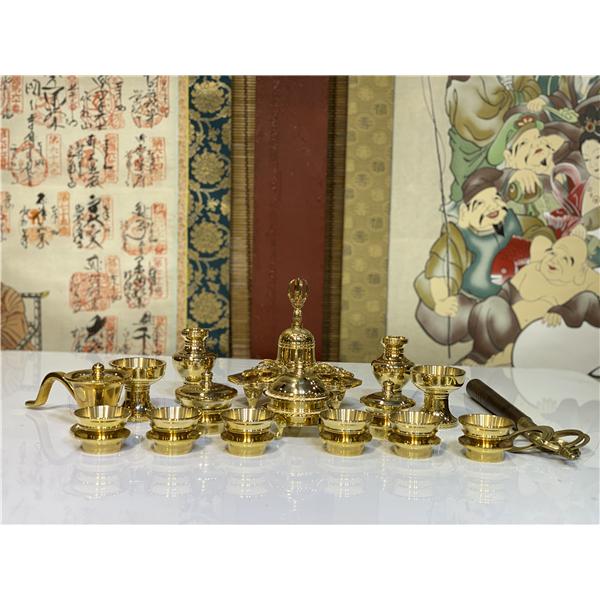 密教 法具 前具◇金剛鈴/金剛盤 五鈷杵三鈷杵独鈷杵火舎香炉一面 密教 法具 前具◇金剛鈴/金剛盤 五鈷杵三鈷杵独鈷杵火舎香炉一面