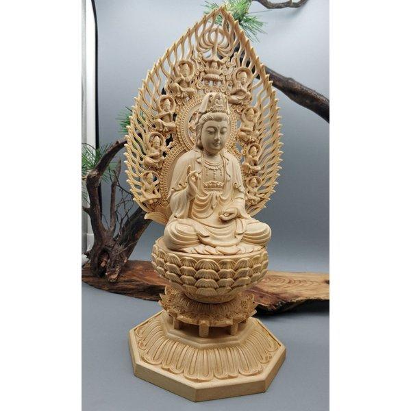 仏教美術 古銅鍍金 観音菩薩像 仏像 C 6041