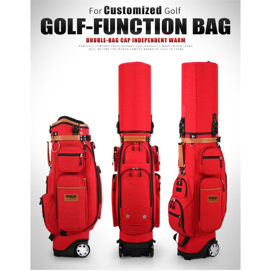 高級感溢れ 盗難防止 パスワードロック付 キャディーバッグ 新品