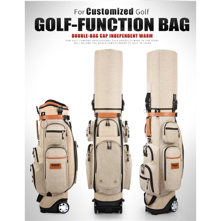 高級感溢れ 盗難防止 パスワードロック付 キャディーバッグ 新品