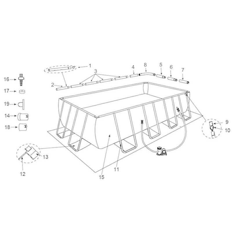 ローボード プール 大型 インテックス 大型プール INTEX水遊び プール 【S1637458569】(58264円)