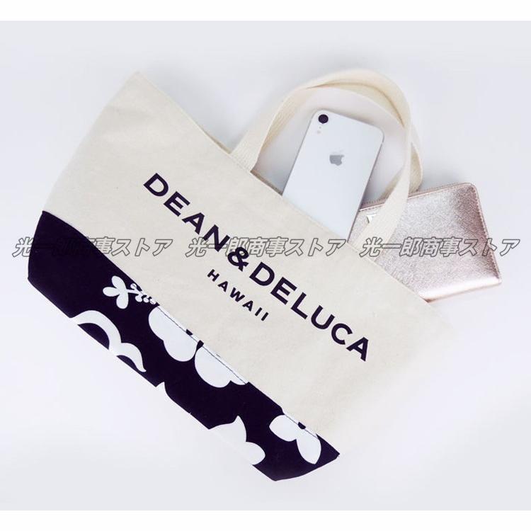 DEAN&DELUCA ディーン＆デルーカ トートバッグ ミニトートバッグ ハワイ人気 ユニセックス ハンドバッグ コットン ギフト プレゼント 通勤 通学 S Lサイズ｜kouitiroushouzistoa｜05