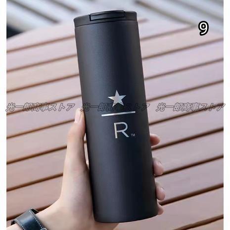 STARBUCKS スターバックス 9タイプ 水筒 ステンレスボトル 473ML ブラック 保温 保冷性 軽量構造 直飲み おしゃれ 魔法瓶 男女兼用｜kouitiroushouzistoa｜10