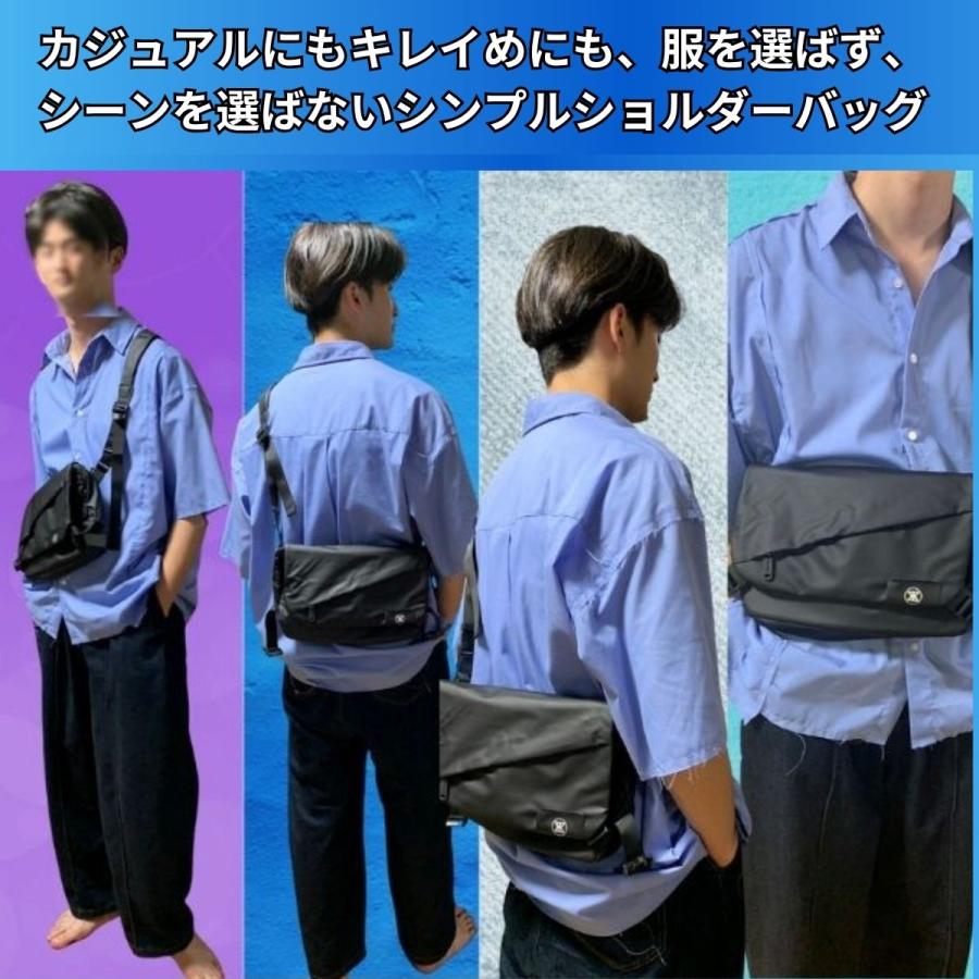 24時間以内発送！メンズスモールショルダーバッグレザーキャンバス~~ ショルダーバッグ メンズ 小さい 斜めがけ 防水 プレゼント 50代 40代