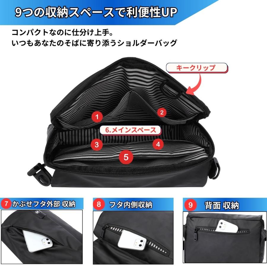 本日ボーナスストアP5％還元／ ショルダーバッグ メンズ 小さい 斜