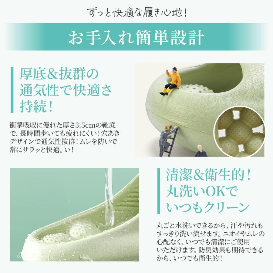 健康サンダル クッション 足つぼ EVA 軽量 室内履き ベランダ メンズ