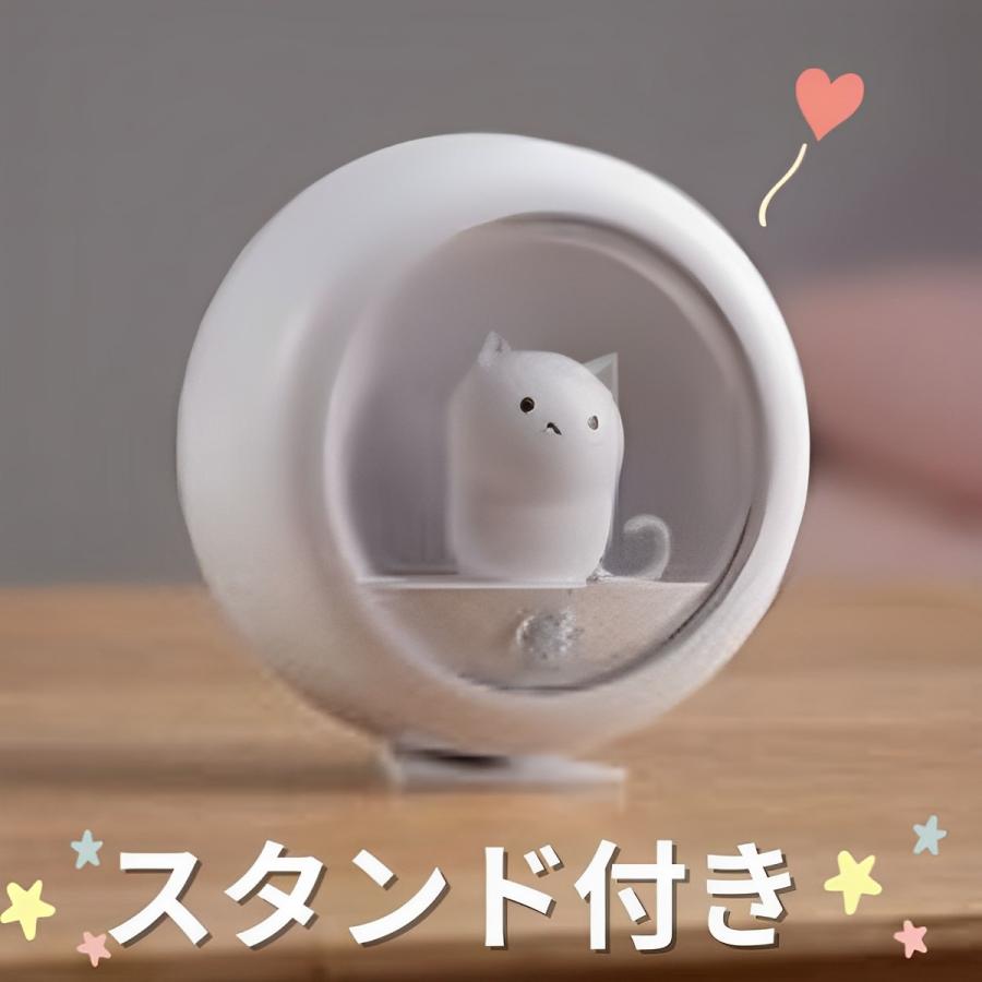 センサー ライト 室内 ねこ 人感センサー 充電式 足元灯 led フット